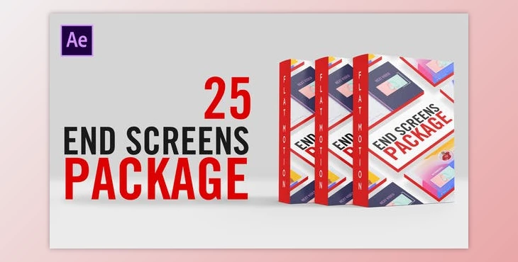 Download Youtube End Screen Package (Videohive 32559285) - AE Project