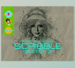 Download Scribble Sketch Photoshop Action By MRI STUDIO
