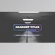 Download Gradient Titles (Videohive 33270280) - PR Project