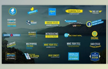 Download 27 <span class='badge badge-warning'>Titles</span> Pack (<span class='badge badge-warning'>Videohive</span> 18779484) - AE Project