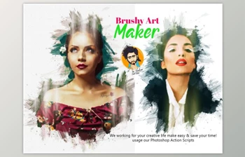 Download Brushy <span class='badge badge-warning'>Art</span> Maker By MRI STUDIO