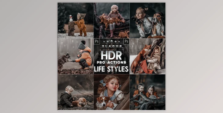 Download PRO HDR Photoshop Actions By 2lagus (ATN)
