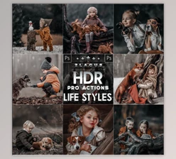 Download PRO HDR Photoshop Actions By 2lagus (ATN)