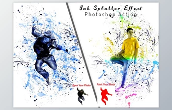 Download Ink <span class='badge badge-warning'>Splatter</span> Effect PS Action By Studio Retouch