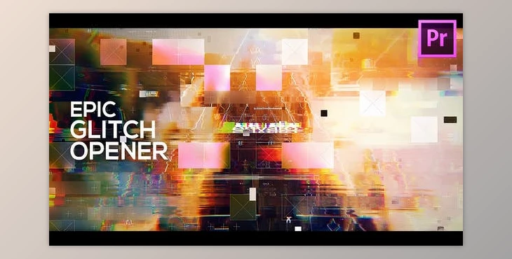 Download Glitch Opener Slideshow for Premiere Pro (Videohive 33257964) - PR Project