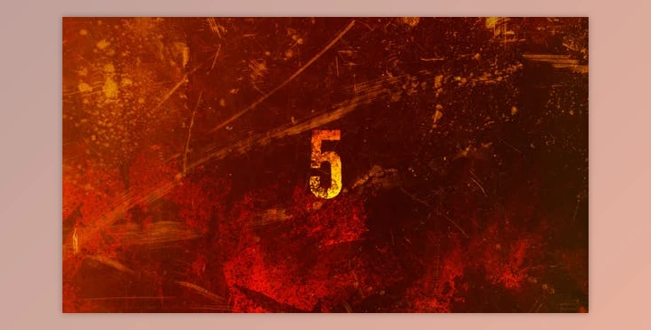 Download Grunge Countdown Intro Mogrt (Videohive 33230032)