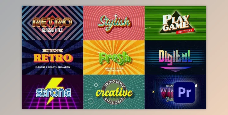 Download Retro Titles (Videohive 32910993)
