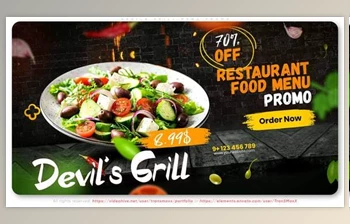 Download Devils <span class='badge badge-warning'>Grill</span> Menu Promo (Videohive 33306024) - AE Project