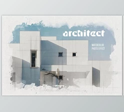 Download Architect Watercolor Photo Effect By Design Squad