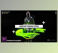 Download Gaming Intro - Gamer channel opener Premiere Pro project (Videohive 33268238) - PR Project