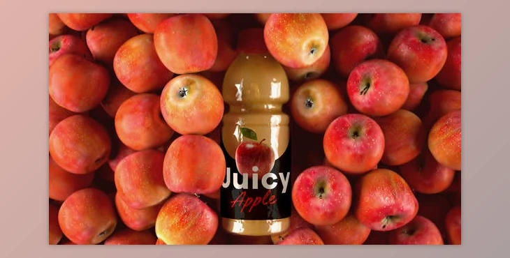 Download Red Apple Juice Bottle Label Mockup (Videohive 32810586) - AE Project