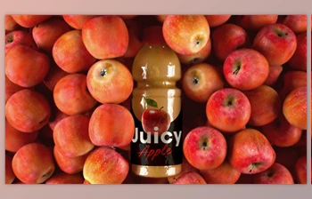 Download Red Apple Juice <span class='badge badge-warning'>Bottle</span> Label Mockup (Videohive 32810586) - AE Project