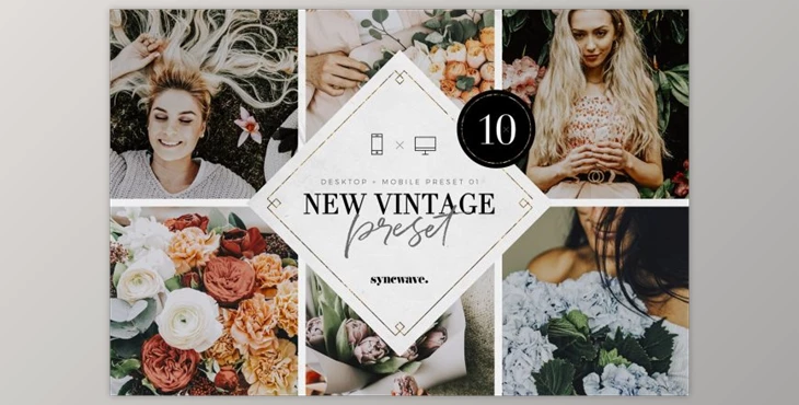 Download New Vintage Lightroom Preset Bundle By SYNCWAVE (Mob, Desk)