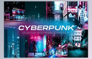 Download 6 Cyberpunk Lightroom <span class='badge badge-warning'>Presets</span> By CVR <span class='badge badge-warning'>Presets</span> (Mob, Desk)
