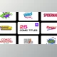 Download Comic Titles for Premiere Pro (Videohive 33323622)