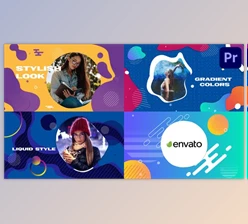 Download Colorful Liquid Slideshow - Premiere Pro MOGRT (Videohive 33314988)