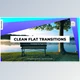 Download Clean Flat Transitions - MOGRT (Videohive 33308522)