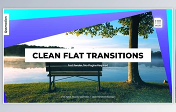 Download <span class='badge badge-warning'>Clean</span> Flat Transitions - MOGRT (Videohive 33308522)
