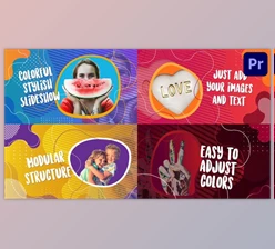 Download Colorful Stylish Slideshow - Premiere Pro MOGRT (Videohive 33307397)