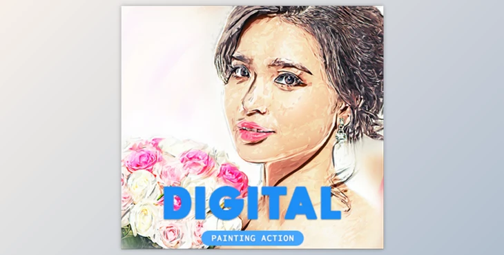 Download Digital Painting Photoshop Action By MS-Creation (ATN)