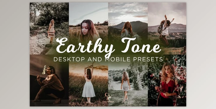 Download 6 Earthy Tone Lightroom Presets By CVR Presets (Mob, Desk)