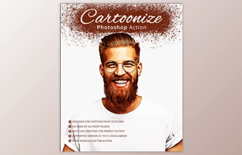 Download Cartoonize <span class='badge badge-warning'>Photoshop</span> Action By muzick (ATN)