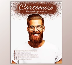 Download Cartoonize Photoshop Action By muzick (ATN)
