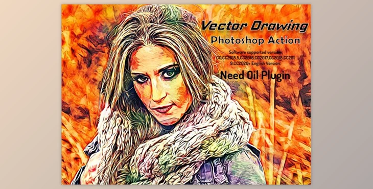Download Vector Drawing Photoshop Action By Studio Retouch