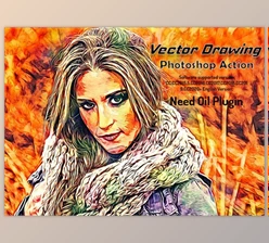 Download Vector Drawing Photoshop Action By Studio Retouch