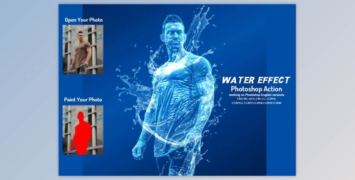 Download Water Effect Photoshop Action By Studio Retouch