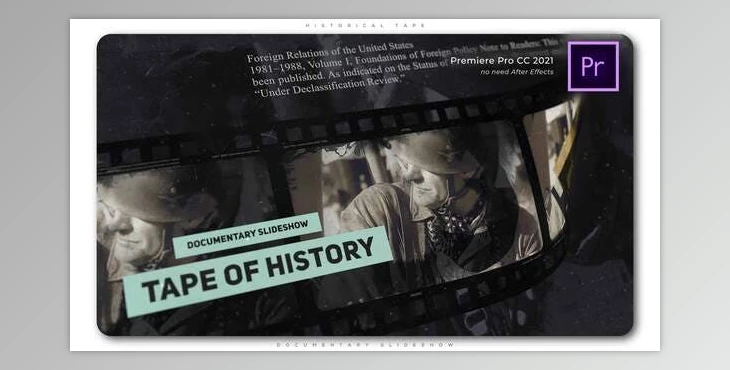 Download Historical Tape Documentary Slideshow (Videohive 33303180)