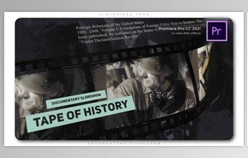 Download <span class='badge badge-warning'>Historical</span> Tape Documentary Slideshow (Videohive 33303180)