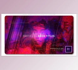 Download Neon Particles Titles Slideshow (Videohive 33305994)