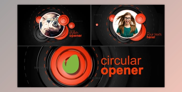 Download Circular Opener & Video Display (Videohive 11482912) - AE Project