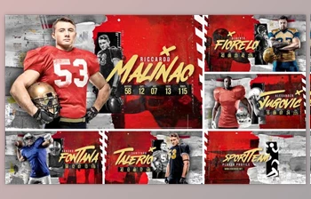 Download Sport Team Intro 7 - Player <span class='badge badge-warning'>Profile</span> (Videohive 33062952) - AE Project