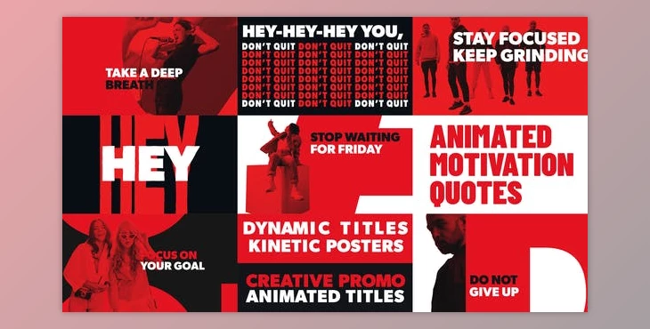 Download Kinetic Typography Intro (Videohive 33395496) - AE Project