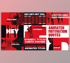Download Kinetic Typography Intro (Videohive 33395496) - AE Project