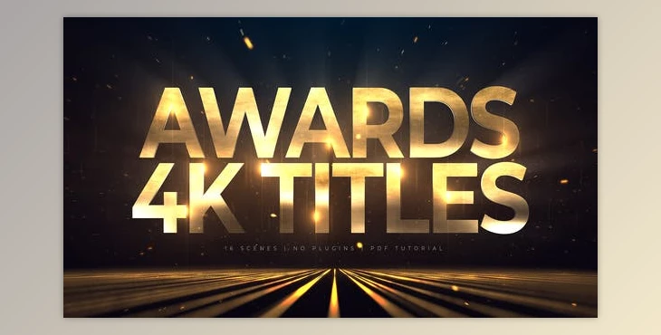 Download Awards 4K Titles - Lines (Videohive 25211057) - AE Project