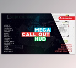 Download Mega call out HUD (Videohive 22811339) - AE Project
