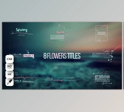 Download Wedding Titles Flowers (Videohive 17839318) - AE Project