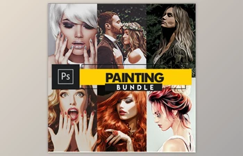 Download Painting <span class='badge badge-warning'>Photoshop</span> Actions Bundle By SupremeTones
