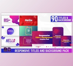 Download Responsive Titles and Backgrounds Pack (Videohive 24709342)