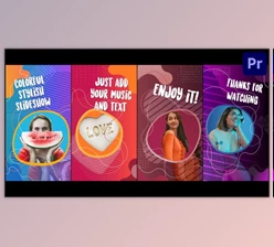 Download Colorful Social Media Slideshow - Premiere Pro MOGRT (Videohive 33365257)