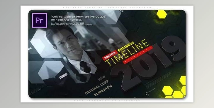 Download Business Timeline Isometric Slideshow (Videohive 33364248)