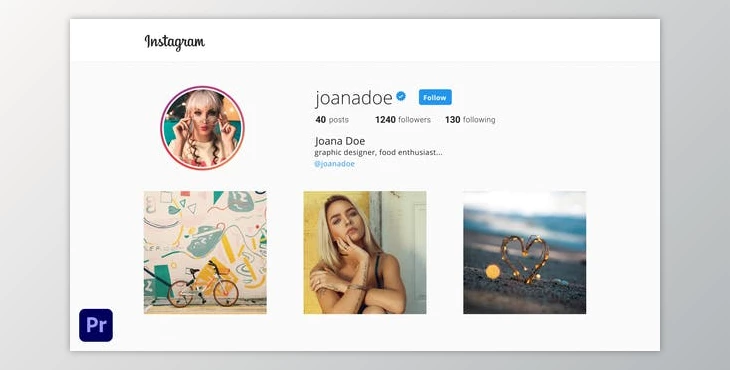 Download Short Instagram Promotion - For Premiere Pro (Videohive 33007464) - PR Project