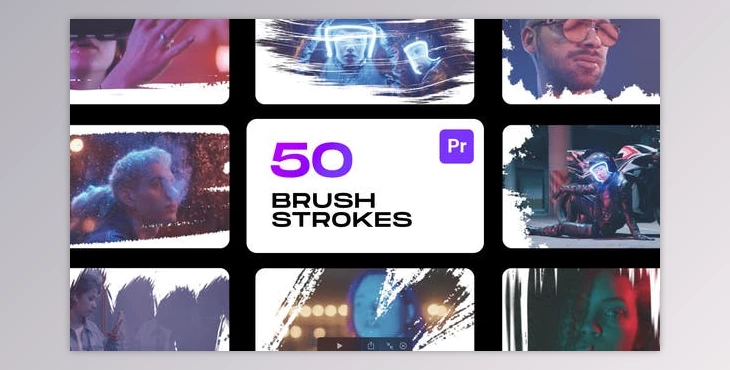 Download Brushstrokes for Premiere Pro (Videohive 33360615)
