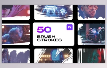 Download Brushstrokes for Premiere <span class='badge badge-warning'>Pro</span> (Videohive 33360615)