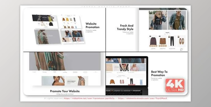 Download Trendy Website Promo (Videohive 33423668) - AE Project