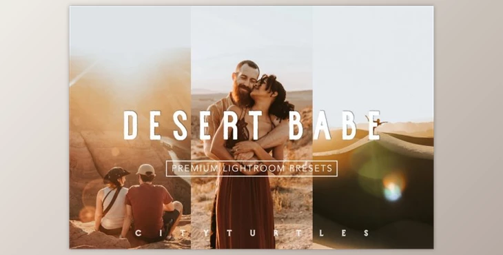 Download DESERT BABE Outdoor Portrait Presets By CityTurtles (LRTEMPLATE, DNG, XMP, PDF)