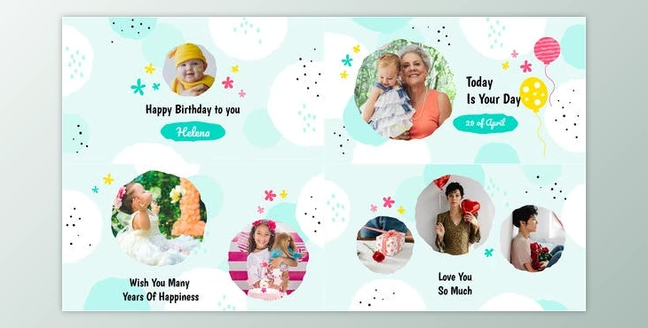 Download Happy Birthday Congratulation Slideshow (Videohive 33448643) - AE Project